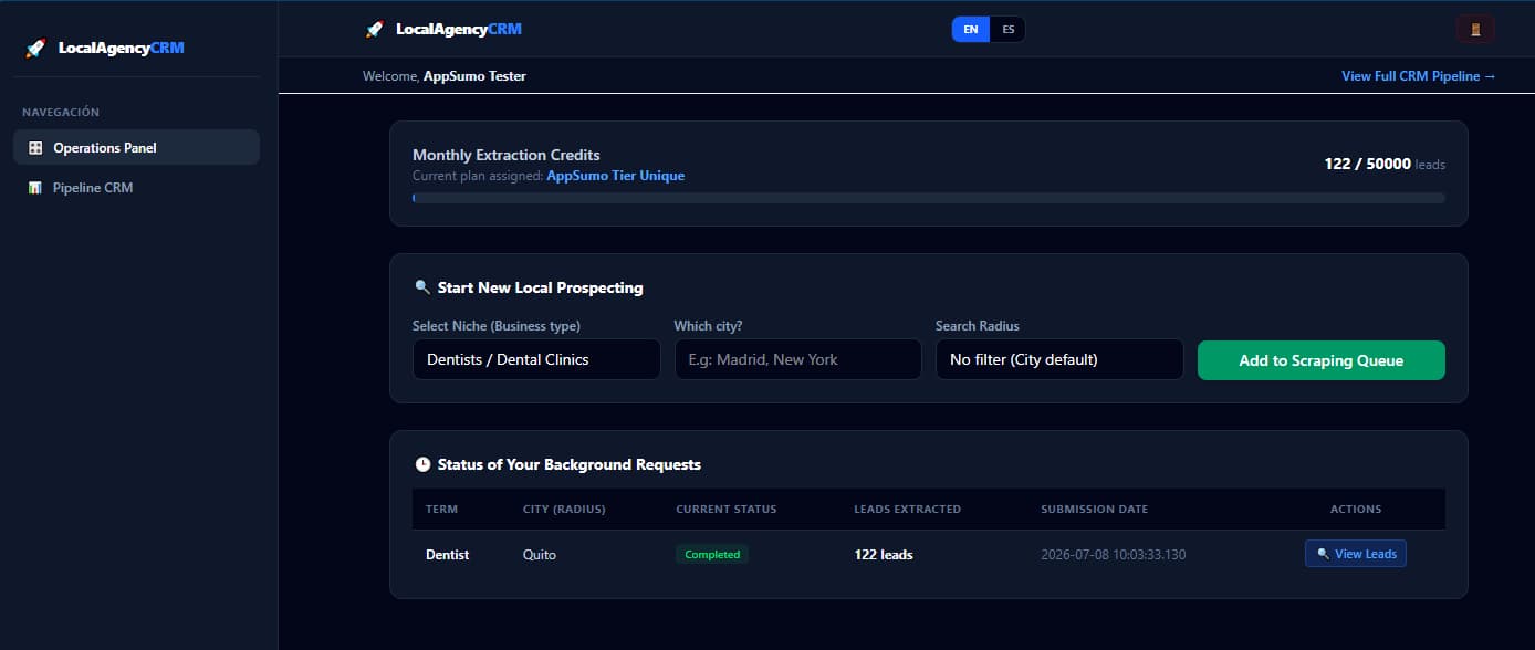 Extractor Dashboard